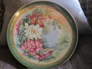 Antique Plate - Dresden China photo