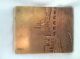 Antique Art Nouveau Bronze Plaque Prudhomme Metalware photo 2