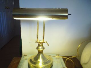 1 Brass Desk Top Lamp photo