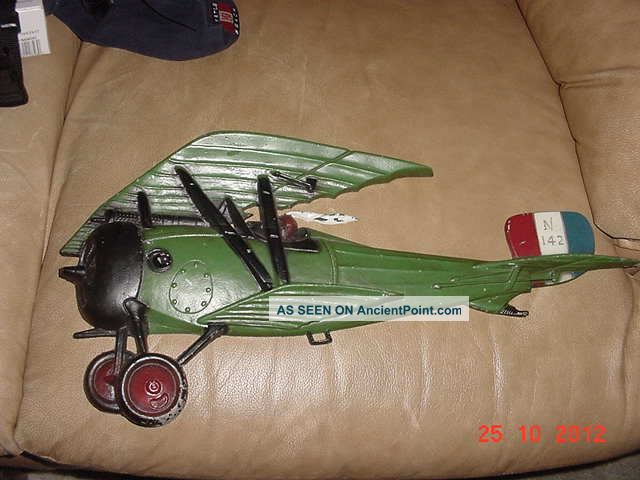 70 ' S Ww1 Biplanes Sexton Airplane Aluminum Metal Wall Decor Metalware photo
