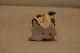 Early Porcelain Huebach Figure African American Boy Playing Banjo 4.  25 