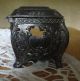 Old Dresden: Friedrich August Brucke Metal Box Bullet Shot In Ww2 Metalware photo 2