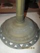 Antique Brass & Cast Aluminum Torch/urn Parlor Floor Lamp All One Piece - Unusual Lamps photo 9