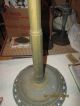 Antique Brass & Cast Aluminum Torch/urn Parlor Floor Lamp All One Piece - Unusual Lamps photo 10