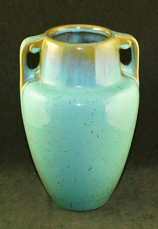 Gorgeous Fulper Art Pottery Flambe Glaze Large Vase Arts & Crafts Mission Era Nr photo