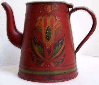 Antique Toleware Watering Can photo