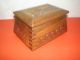 Wooden Box With A Lid With Carved Boxes photo 8