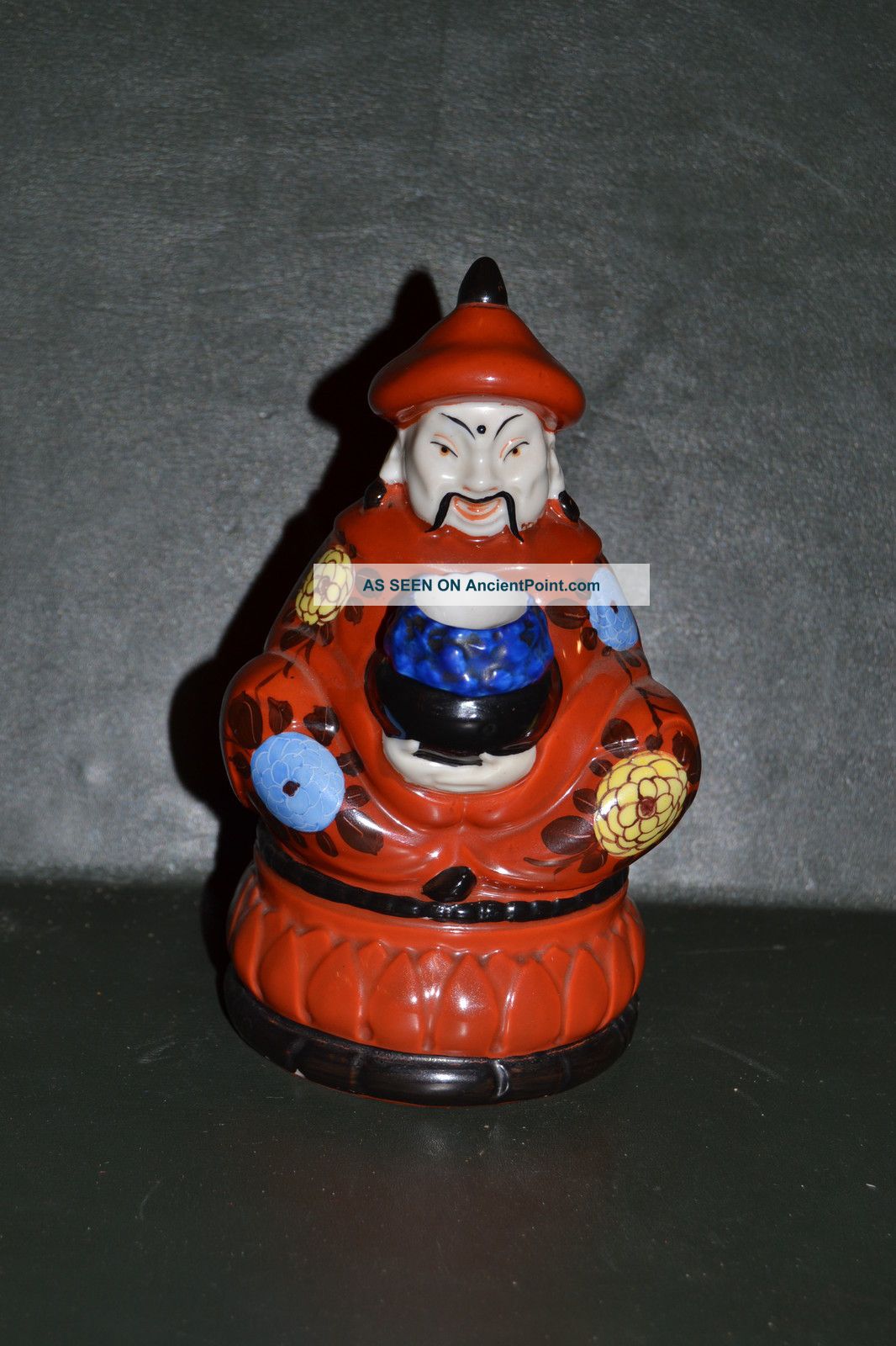Art Deco French Brule Parfum Lamp Mandarin Figurines photo