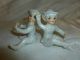 White Porcelain Candle Cupids Figurines photo 1