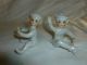 White Porcelain Candle Cupids Figurines photo 2
