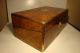 Stunnning Antique 19th C English Writing Slope Box W/ Brass Trim & Orig.  Key - Boxes photo 1