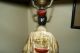 Asian Chalkware Lamp Chinese Male Warrior 1940 ' S Lamps photo 3