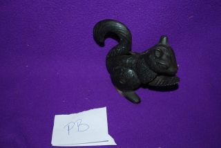 Cast Iron Vintage ? Nutcracker Squirrel: Very Old,  2 - Part Construction, photo