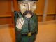 Vintage Wood Carving Of Military Soldier In Uniform - Folk Art Military Army Wood Carved Figures photo 6