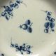 Antique Painted Pearlware Plate Floral Blue White Unusual Swinton ? Plates & Chargers photo 2