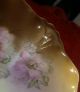 Vintage Rs Silesia Prussia Hand Painted Roses Large 9 