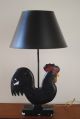 Mid Century Vintage Frederick Cooper Pottery Rooster Lamp W/original Shade Lamps photo 1