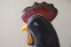Mid Century Vintage Frederick Cooper Pottery Rooster Lamp W/original Shade Lamps photo 8