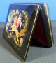 Russian Hand Painted Lacquered Trinket Box Signed And Dated Boxes photo 3