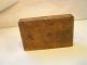 Antique Drill Bit Box - Slight Label - Interior Tray - Slide Cover - Dovetail - 4.  75 