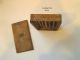 Antique Drill Bit Box - Slight Label - Interior Tray - Slide Cover - Dovetail - 4.  75 