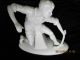 Antique Parian Male Field Hockey Player Statue Figurines photo 7