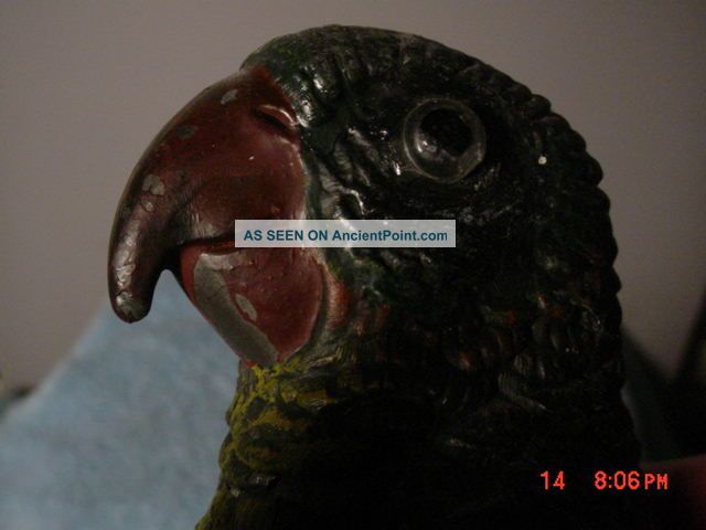 Parrot Spelter ? Bird Statue Vienna Bronze ?victorian Price Reduced - On Sale Metalware photo