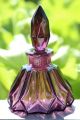 Spring - Flower Shape Dark Violet Parfume Bottle - True Art Deco Perfume Bottles photo 2
