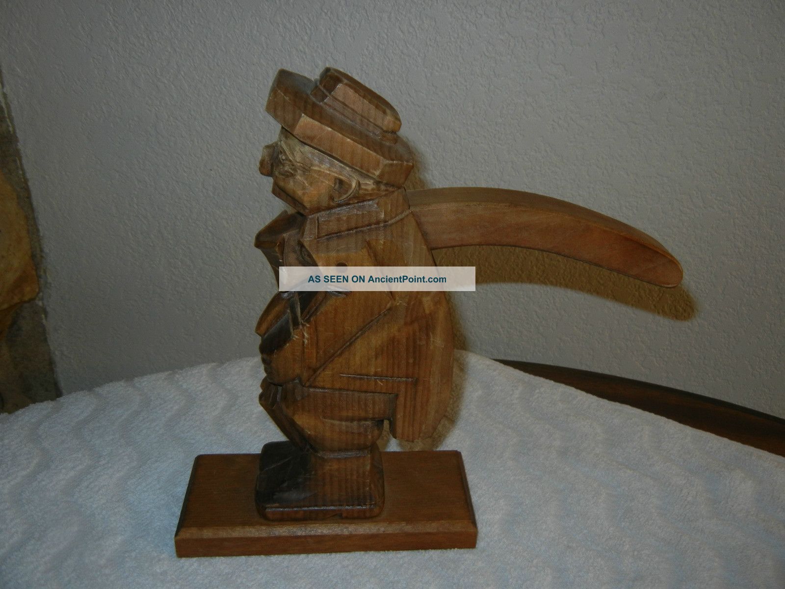 Vintage,  Wooden Old Man Nutcracker Other photo