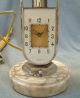 Pair Mofem Art Deco Clock Lamps Exc.  Cond.  1930 ' S Classics Lamps photo 2
