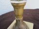Antique Flint American Pattern Glass Bulls Eye Brass & Marble Base Oil Lamp Lamps photo 1