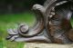 19th C.  Wooden Oak Relief Carved Panel With Flower & Leaf Carvings Other photo 2