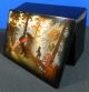 Russian Hand Painted Lacquered Trinket Box Signed And Dated Boxes photo 3