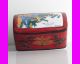 Christmas Day Gift Antique Beauty Belle Painting Wood Lacquerware Jewelry Box Boxes photo 1