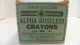 Antique Costello Wooden Chalk Box Dovetail Dustless Alpha Crayon W/ Chalk Boxes photo 5