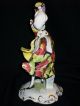 Antique Italian Porcelain Art Deco Dresden Lady Figurine Figure Italy Figurines photo 6