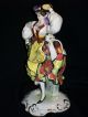 Antique Italian Porcelain Art Deco Dresden Lady Figurine Figure Italy Figurines photo 7