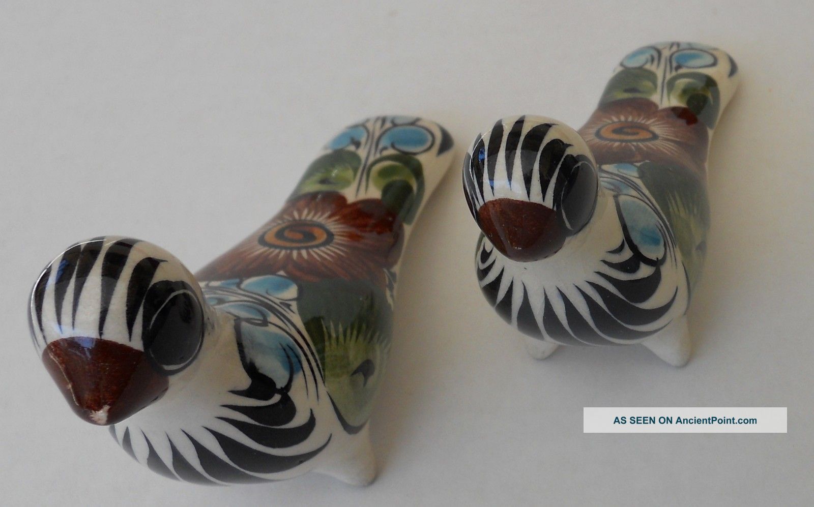 Decorated Birds,  Porcelain Ceramics Figurines photo