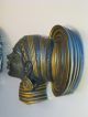 1950s Mid Century Art Design African Tribal Man & Woman Porcelain Figurines photo 4