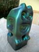 Rare Modern Zsolnay Eosin Owl - Judit Nádor - 1970s - Made In Hungary Figurines photo 5