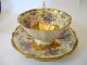 Queen Anne Sweet Violets & Pink Ribbons Tea Cup & Saucer Bone China England Cups & Saucers photo 1