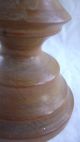 Vintage Classic Urn Form Maple Table Lamp - Lathe Turned,  French Polished Lamps photo 1