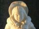 Antique Biscuit Figurine Pretty Winter Girl Other photo 1