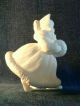 Antique Biscuit Figurine Pretty Winter Girl Other photo 2
