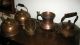 Stunning Set Of 6 Copper Items Metalware photo 1