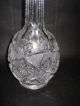 Antique Abp Cut Glass Decanter With Stopper 12 1/2 