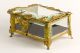 Antique French Ormolu Beveled Cryst Jewel Casket Box Unusual Shape–quality Rare Metalware photo 8