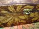 2 Vintage Pyrography Long Glove Boxes With Poinsettias Boxes photo 4