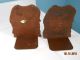 Vintage Syroco Wood - Bookends - Mom And Baby Horses Other photo 1