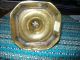 Antique English Queen Ann Brass Candle Stick Metalware photo 6